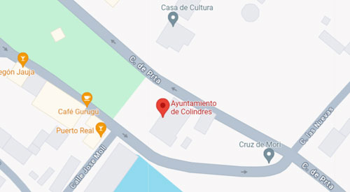 mapa Registro Civil y Juzgado de Paz de Colindres
