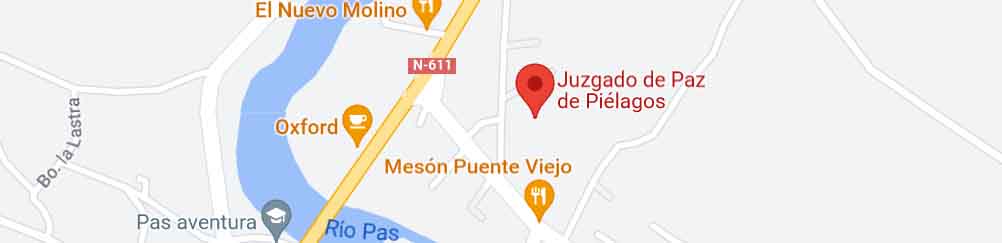 plano Registro Civil Piélagos Cantabria
